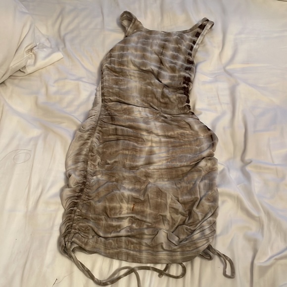 Salem Tie Dye Mini Dress Green US 2 - Picture 4 of 4